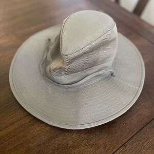Dorfman Pacific Solarweave Men’s M  Olive Cotton Twill Safari Hat Mesh